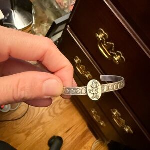 Vintage Minnie Mouse Silver Cuff